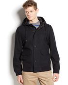 American Rag Hooded Bomber Jacket - Lyst