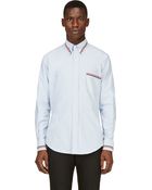 Thom Browne Blue Classic Oxford Shirt - Lyst