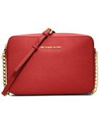 Michael Kors Michael Jet Set Travel Large Crossbody - Lyst
