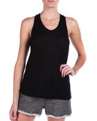T By Alexander Wang Jersey Racerback Tank Top - Lyst