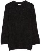 MiH Jeans Bell Open-Knit Linen Sweater - Lyst