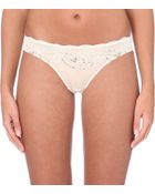Wacoal Lace Tanga Thong - Lyst