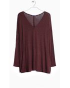 Violeta By Mango V-Neck T-Shirt - Lyst