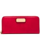 Marc By Marc Jacobs New Q Slim Zip Around Wallet - Lyst