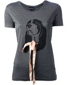 Emporio Armani Printed Tshirt - Lyst