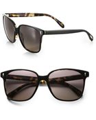 Oliver Peoples Marmont Oversized Acetate Sunglasses - Lyst