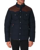 Penfield Stapleton Navy Down Jacket - Lyst