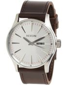 Nixon The Sentry Leather - Lyst