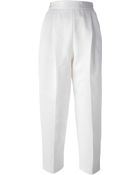 MSGM High Waisted Pleated Trouser - Lyst