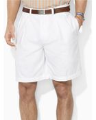 Polo Ralph Lauren Vintage Chino Pleated Tyler Shorts - Lyst