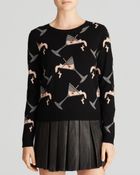 Alice + Olivia Alice + Olivia Sweater - Allover Martini - Lyst