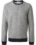 Oliver Spencer Reverse Crew Neck Sweatshirt - Lyst