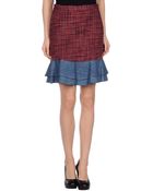 D&G Knee Length Skirt - Lyst