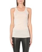 Joseph Cotton Silk Debardeur Vest Top - Lyst
