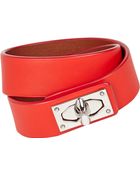 Givenchy Double-Wrap Shark Lock Bracelet - Lyst