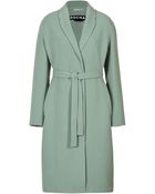 Rochas Wool-Cashmere Belted Coat - Lyst