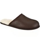Ugg Australia Scuff Leather Slipper - Lyst