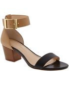 Banana Republic Lara Sandal Black Natural - Lyst
