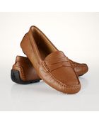 Lauren by Ralph Lauren Tumbledleather Camila Loafer - Lyst