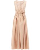 Christopher Kane Crocodile-Clip Techno-Crepe Dress - Lyst