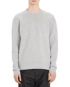 Lanvin Neoprene Sweatshirt - Lyst
