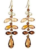 Nakamol Mixed Crystal Drop Earrings - Lyst