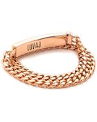 Luv Aj Convertible Id Bracelet - Rose Gold - Lyst