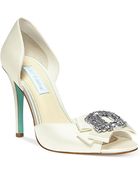 Betsey Johnson Blue By Glam Evening Pumps - Lyst