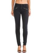 Joe's Jeans Inline Zip Skinny - Lyst