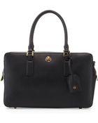 Tory Burch Robinson Square Satchel Bag - Lyst