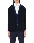 Paul Smith Black Label Contrast-trim Wool Cardigan - Lyst