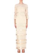 Temperley London Cruz Panelled Lace Gown - Lyst