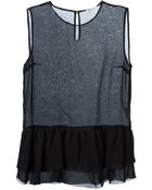 Brunello Cucinelli Peplum Vest - Lyst
