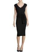 Donna Karan New York Cap-Sleeve Infinity Jersey Dress - Lyst