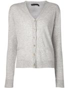 The Row V-Neck Cardigan - Lyst