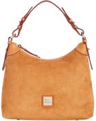 Dooney & Bourke Suede Hobo - Lyst