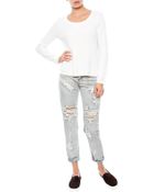 Splendid Thermal Pullover - Lyst
