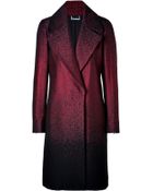 Diane von Furstenberg Nala Coat in Velvet Siennablack - Lyst