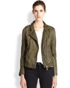 Doma Leather Moto Jacket - Lyst