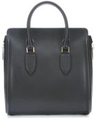 Alexander McQueen Black Leather 'Heroine' Bag - Lyst