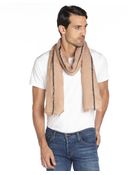 Gucci Samlon Cashmere-Silk-Linen Scarf - Lyst