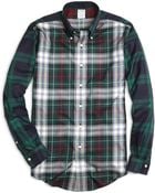Brooks Brothers Non-iron Slim Fit Fun Plaid Sport Shirt - Lyst
