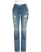 Dittos Charlie Boyfriend Crop Jeans - Lyst