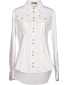 Balmain Denim Shirt - Lyst