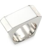 Saint Laurent Bague Ring/Silvertone - Lyst