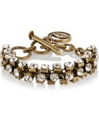Giles & Brother Brass Crystal Bracelet - Lyst