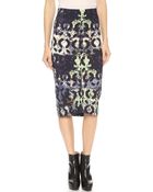 Zero + Maria Cornejo Moss Print Isis Skirt - Lyst