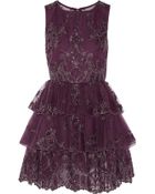 Alice + Olivia Rowley Ruffled Tulle And Organza Mini Dress - Lyst