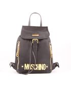 Moschino Zaino In Tessuto Nero - Lyst