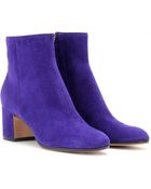 Gianvito Rossi Suede Ankle Boots - Lyst
